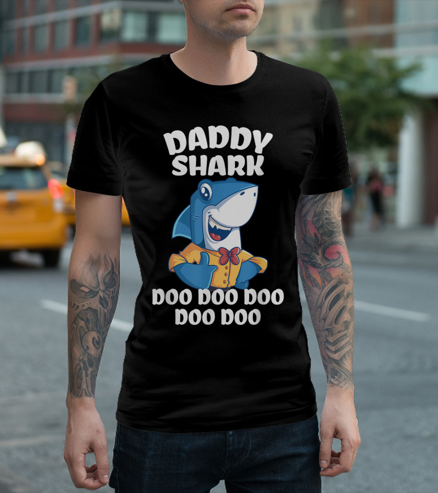 Daddy Shark Doo Doo Doo Doo Doo Fun for Dad T-Shirt