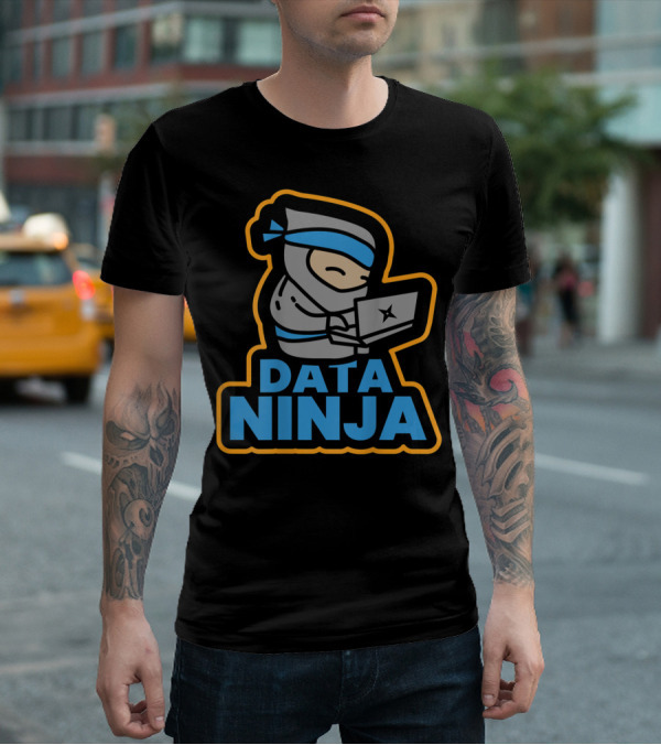 Data Ninja BI Database SQL Critical Thinking T-Shirt