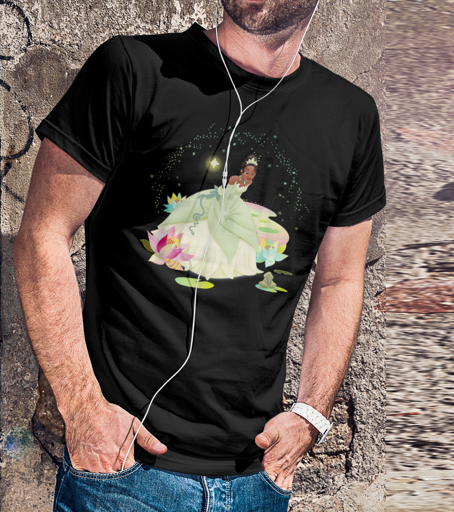 Disney Princess And The Frog Tiana Magical Bayou Scene T-Shirt