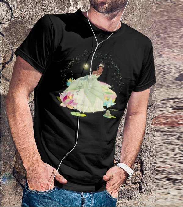 Disney Princess And The Frog Tiana Magical Bayou Scene T-Shirt