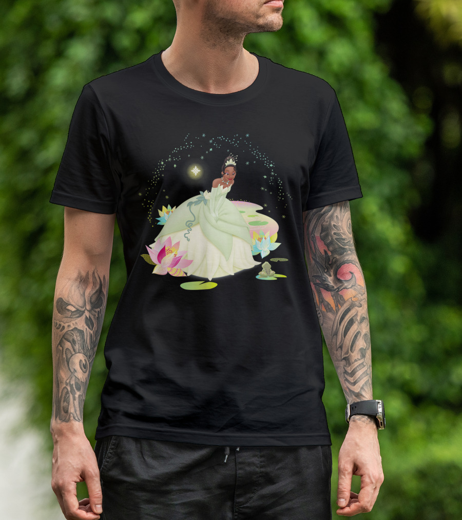 Disney Princess And The Frog Tiana Magical Bayou Scene T-Shirt