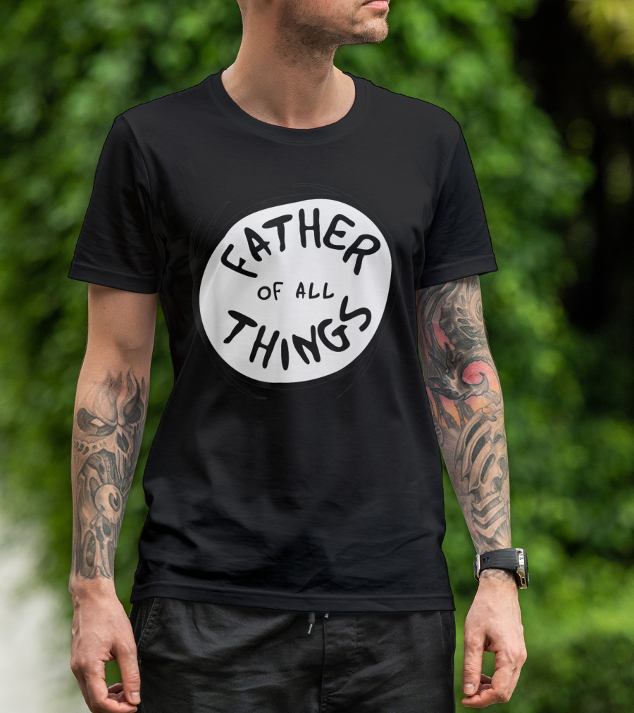 Father Of All Things Dr Seuss Emblem RED T-Shirt