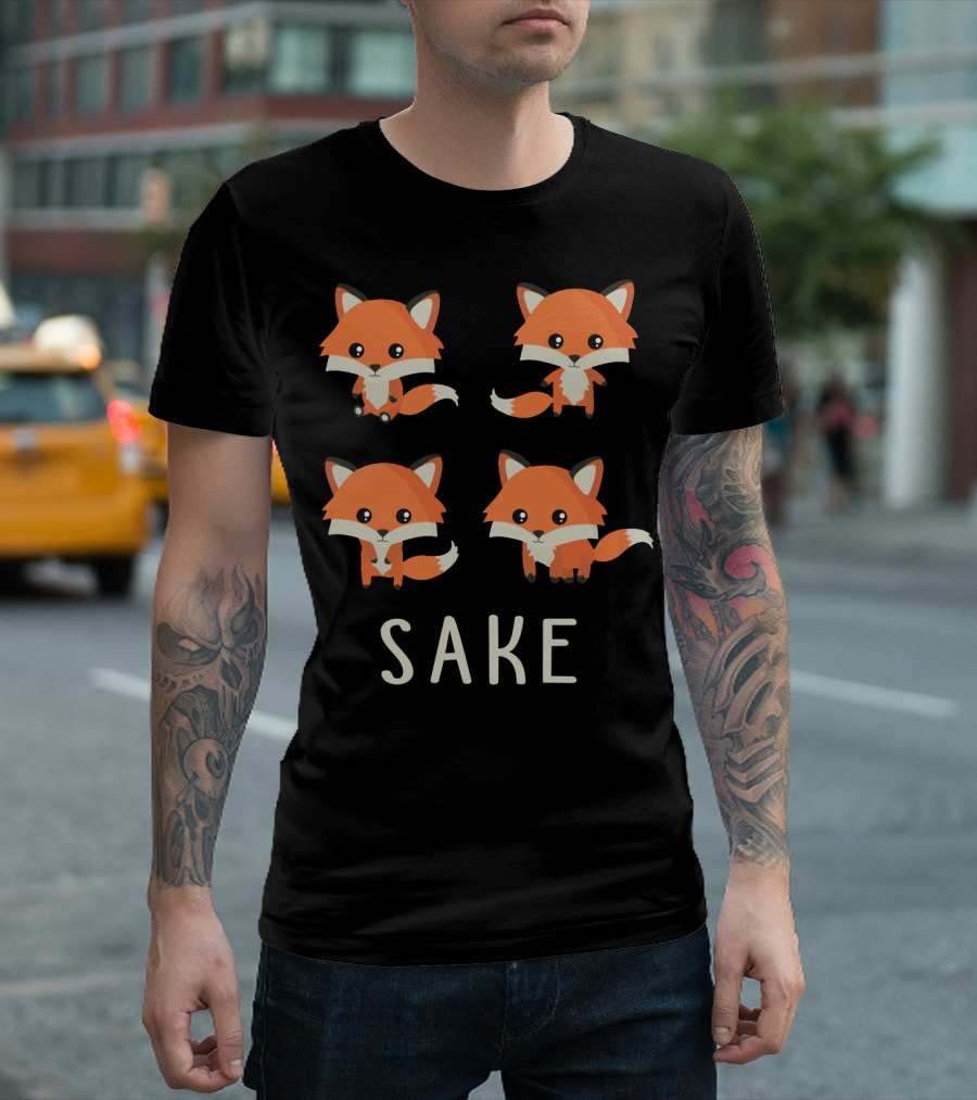 For Four Fox Sake Funny Foxes Sake T-Shirt