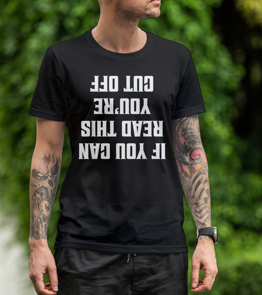 If You Can Read This You're Cut Off Funny Bartender Men Bartending T-Shirt