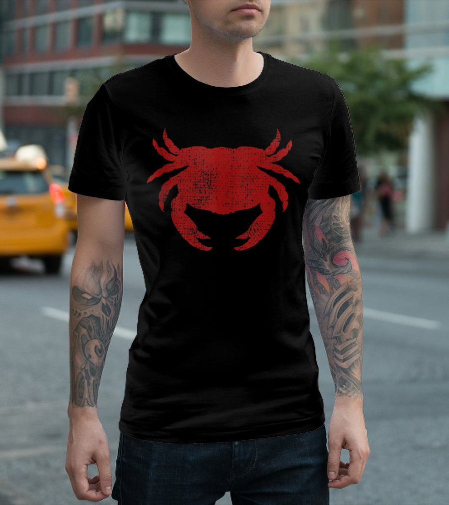 Distressed Red Crab T-Shirt