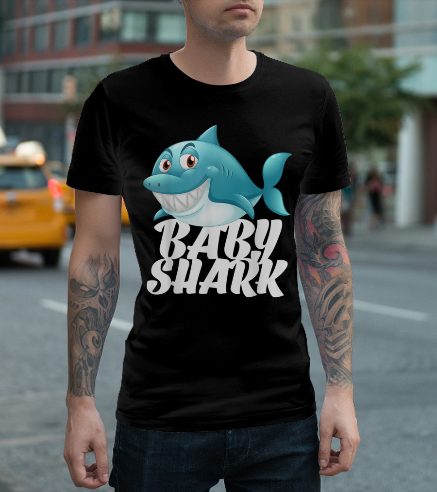 Baby Shark Lovers I Love Sharks T-Shirt
