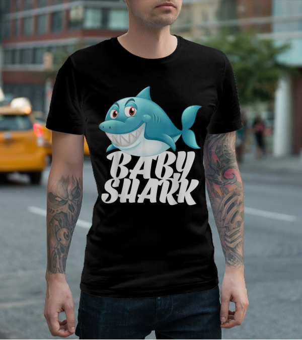 Baby Shark Lovers I Love Sharks T-Shirt