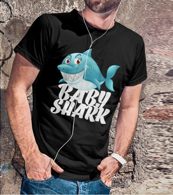 Baby Shark Lovers I Love Sharks T-Shirt