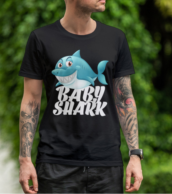 Baby Shark Lovers I Love Sharks T-Shirt