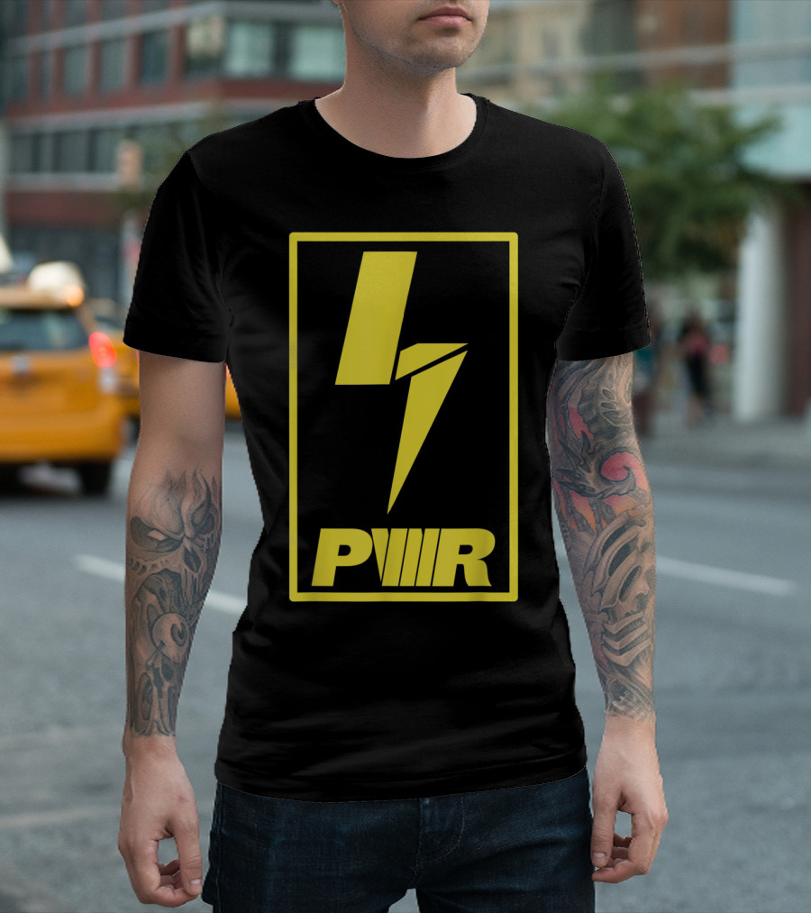 PWR Hazard Bolt Lightning T-Shirt