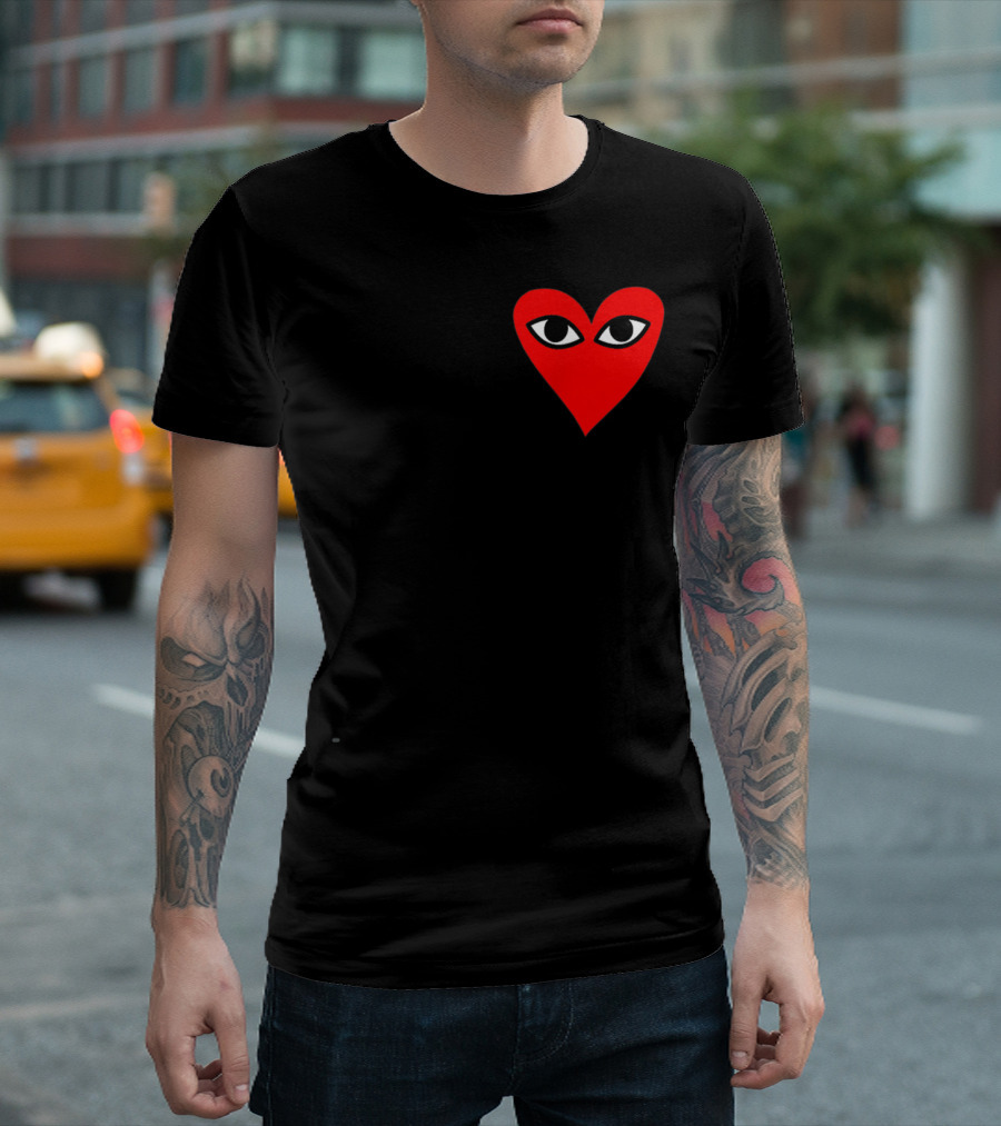 Heart For Comme Des Garçons Red Eye T-Shirt