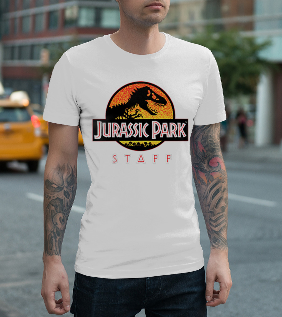 Jurassic Park Staff Ranger Uniform T-Rex T-Shirt