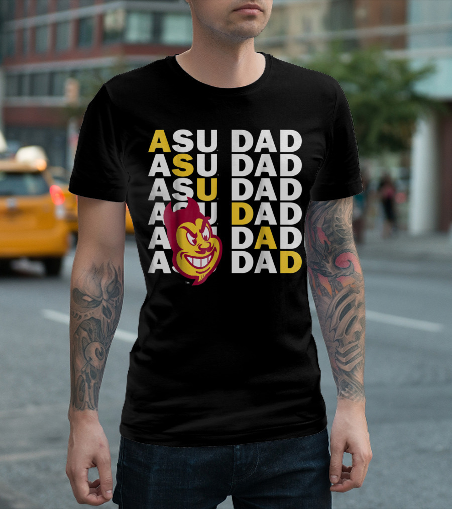 Arizona State Sun Devils ASU Dad T-Shirt