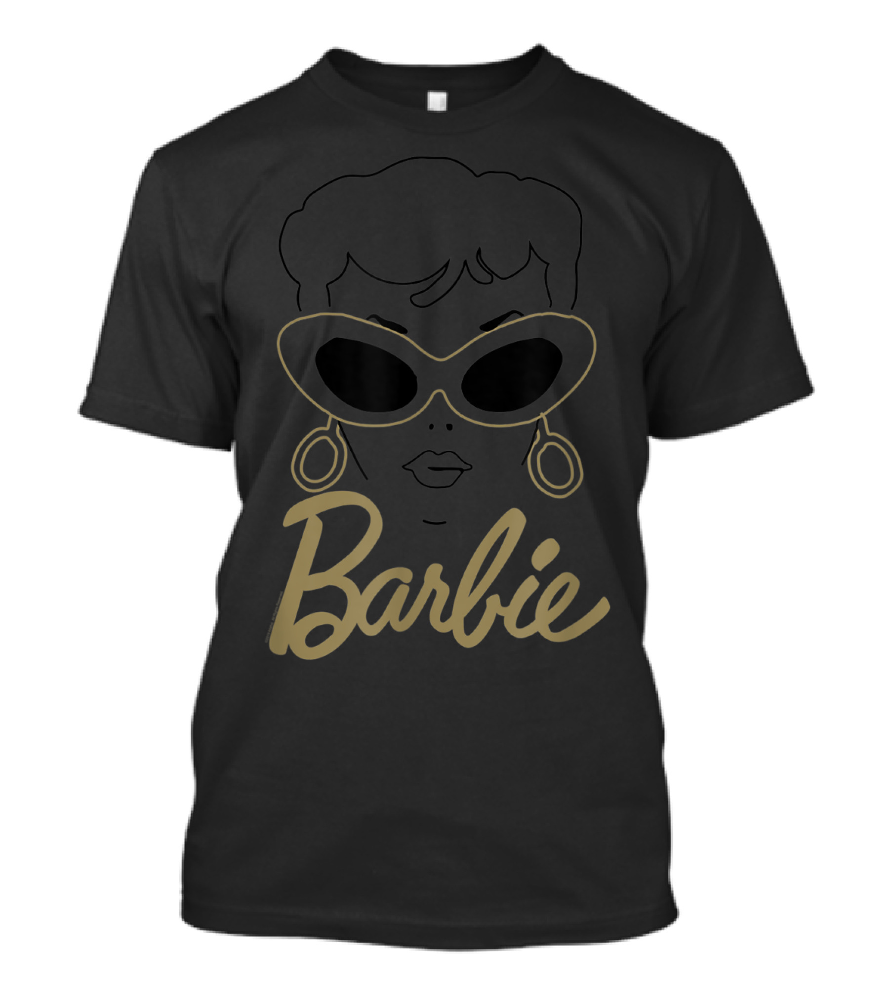 Barbie 60th Anniversary Gold Glasses Bold Iconic Look T-Shirt