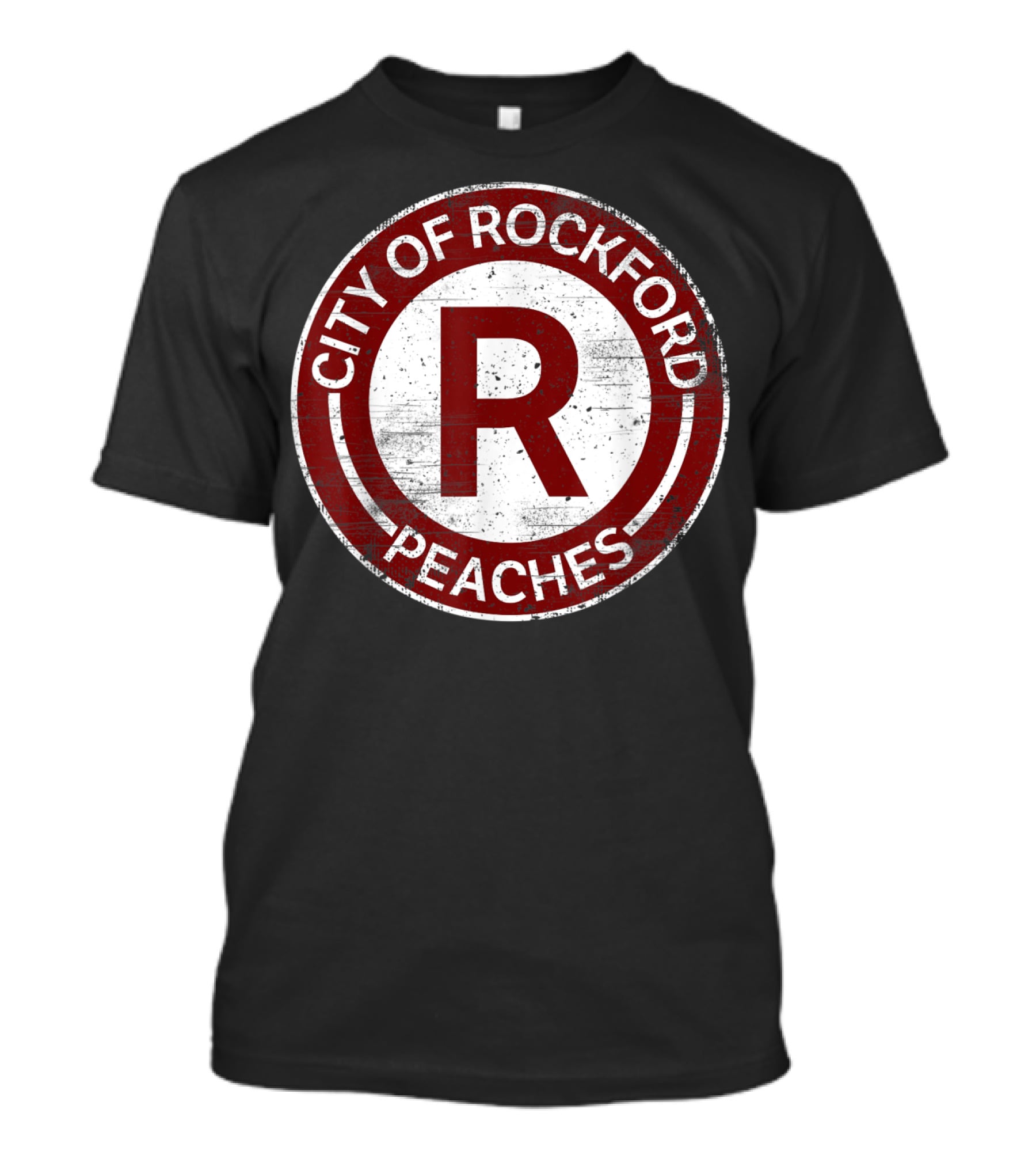 City Of Rockford Peaches Feminist Baseball T-Shirt