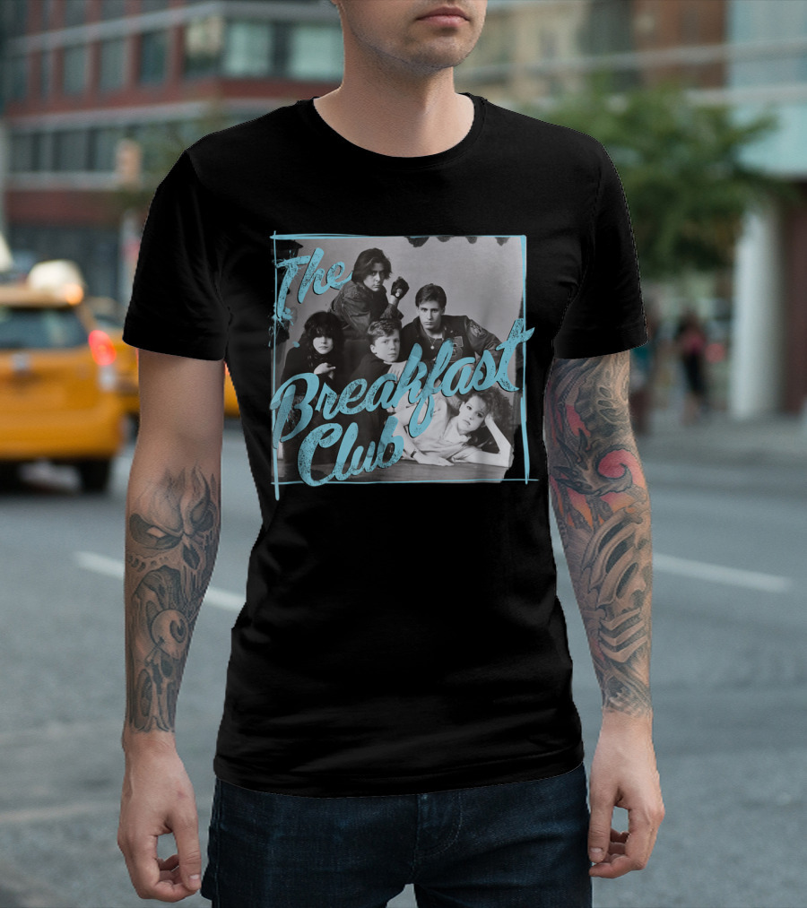 The Breakfast Club Movie Cast Group Photo Album Cover T-Shirt