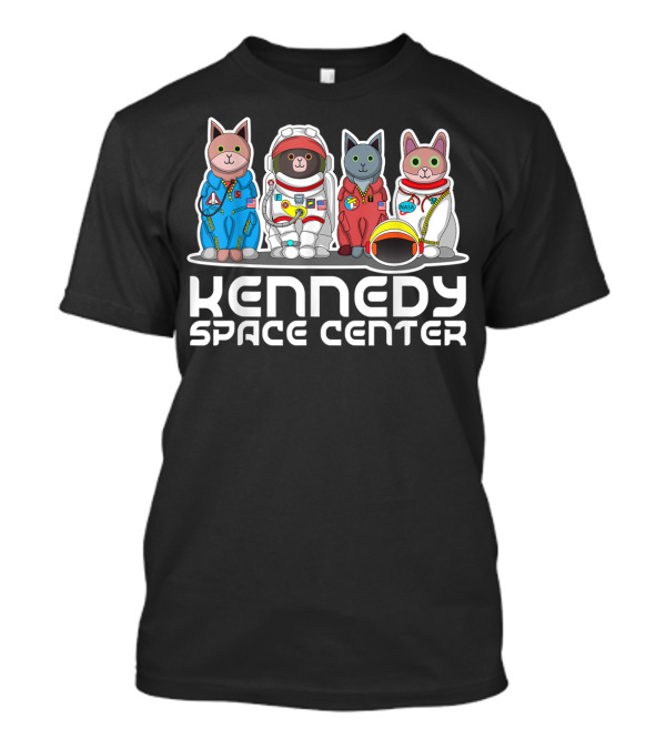 Kennedy Space Center Cats Astronaut Suits NASA T-Shirt