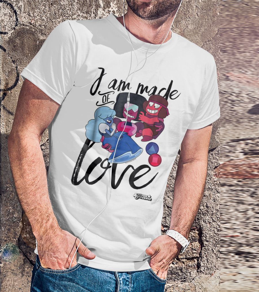 CN Steven Universe I Am Made Of Love Fusion Garnet Sapphire Ruby T-Shirt