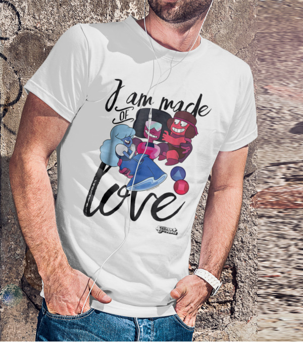 CN Steven Universe I Am Made Of Love Fusion Garnet Sapphire Ruby T-Shirt