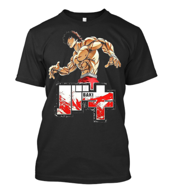 Baki Otaku Muscle Fighter Anime Character T-Shirt