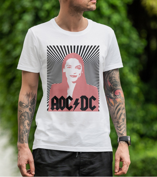 AOC DC Alexandria Ocasio Cortez Latina Congress Bold Iconic T-Shirt