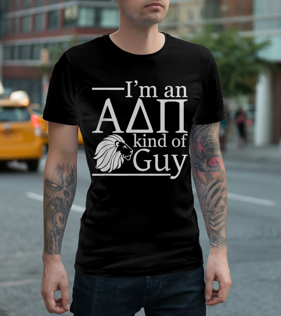 ADPi Alpha Delta Pi I'm An ADPi Kind Of Guy Lion T-Shirt