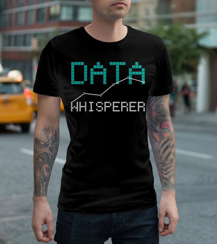 Data Whisperer Statistics Science Mathematics Computer Psychology T-Shirt