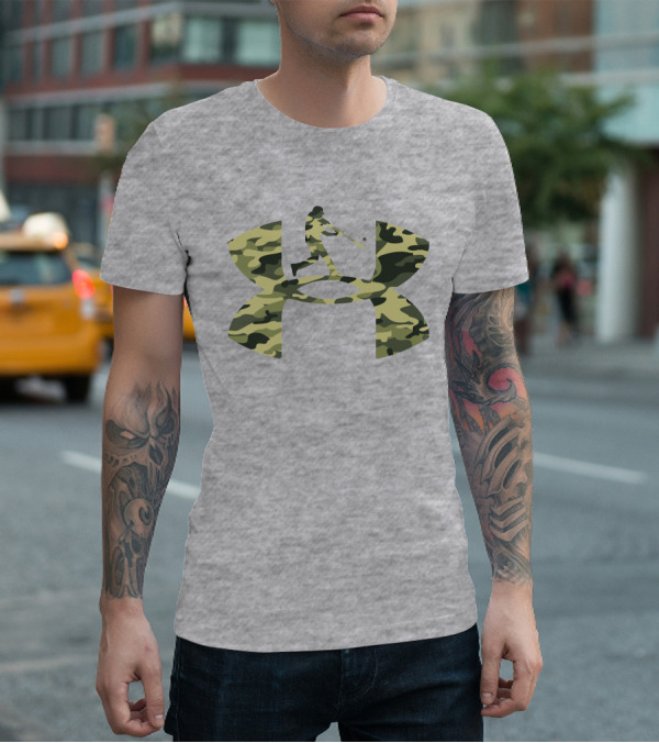 Under Armour Camo Baseball T-Shirt