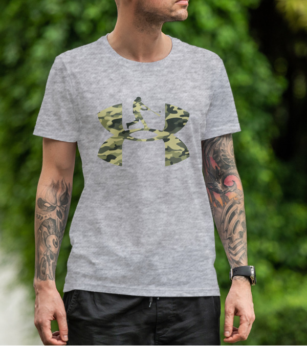 Under Armour Camo Baseball T-Shirt