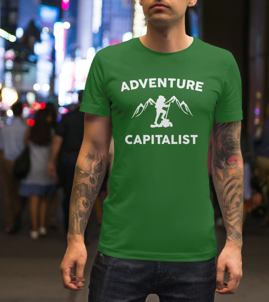 Adventure Capitalist Hiking Mountain Climber T-Shirt