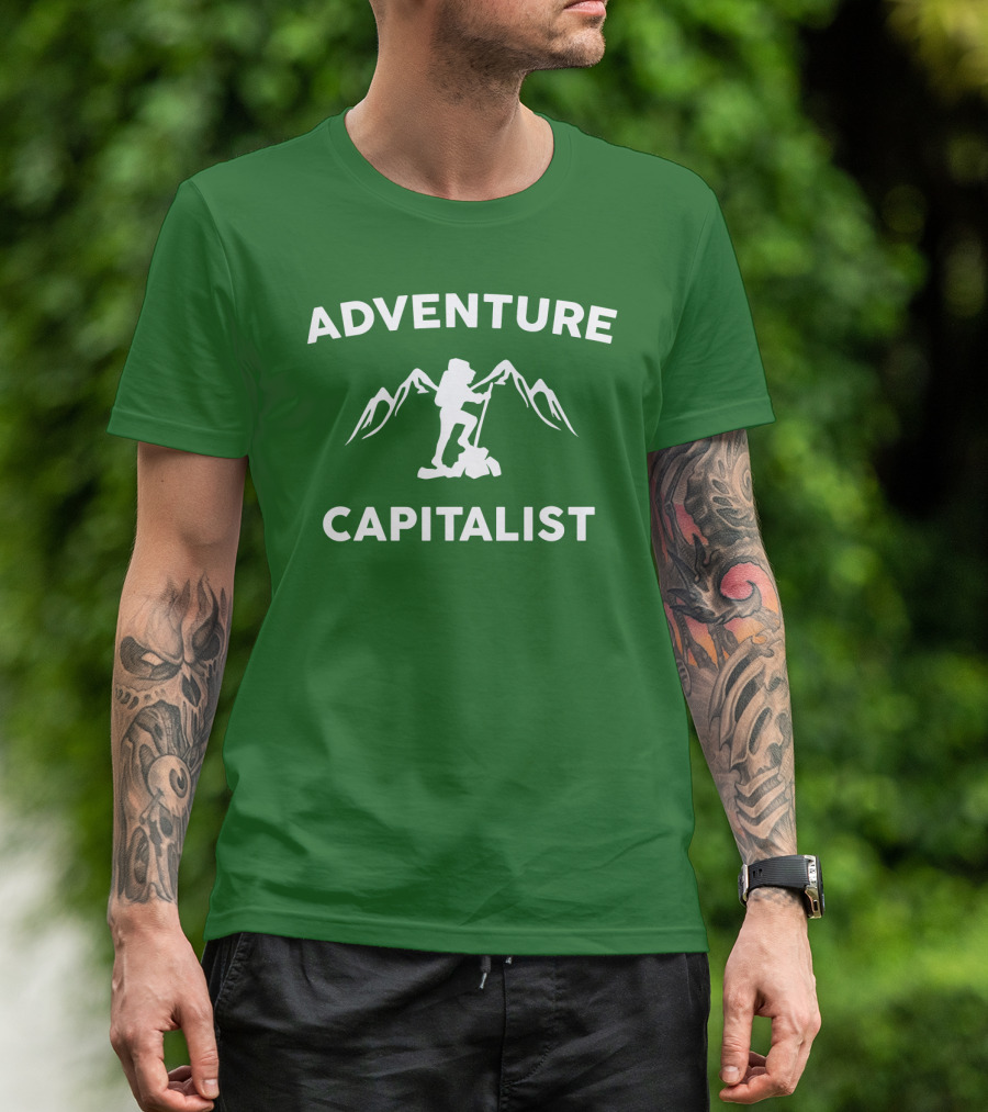 Adventure Capitalist Hiking Mountain Climber T-Shirt