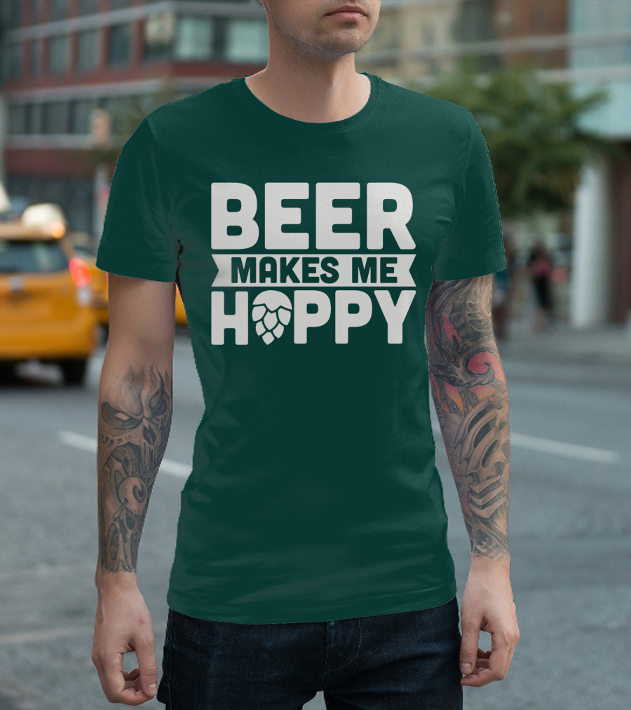 BEER MAKES ME HAPPY T-Shirt