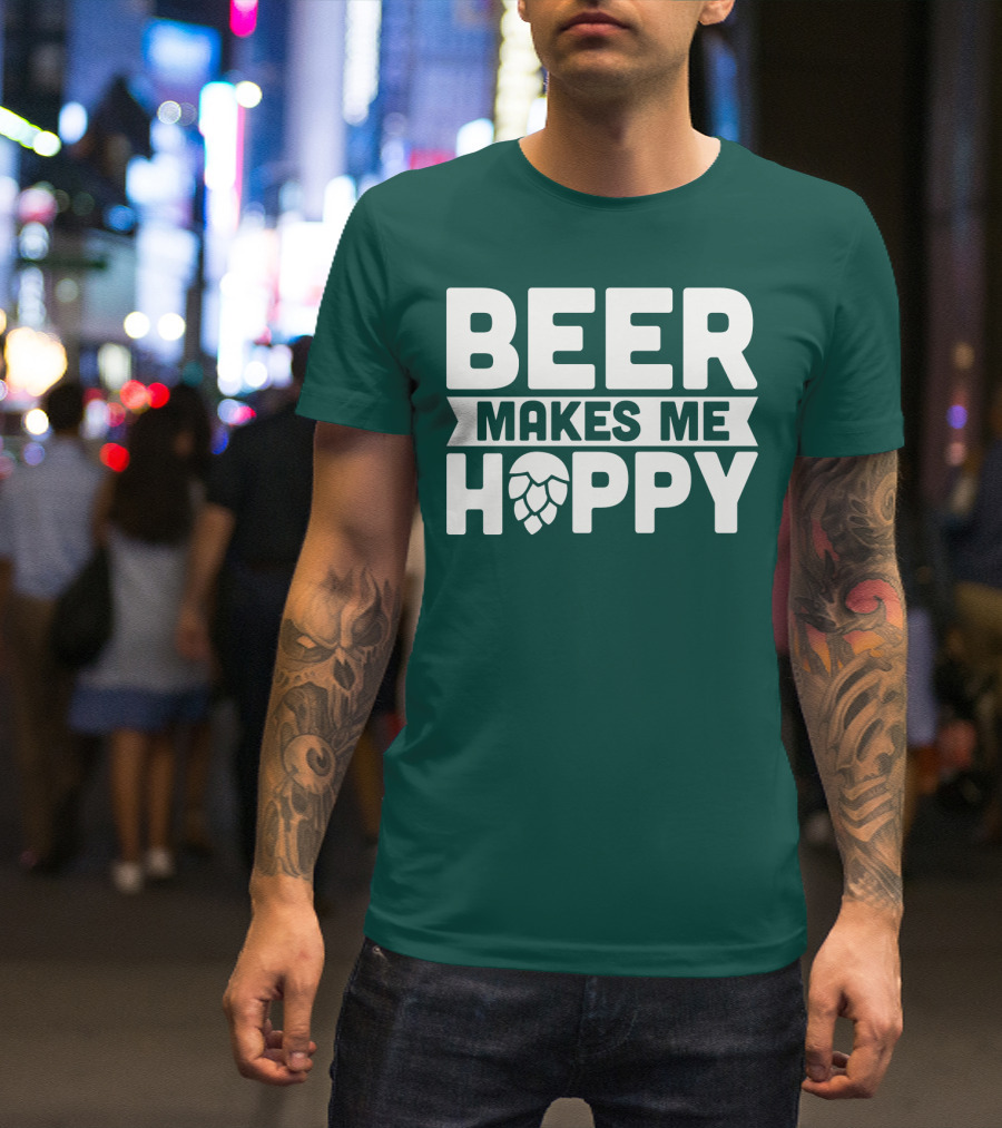BEER MAKES ME HAPPY T-Shirt