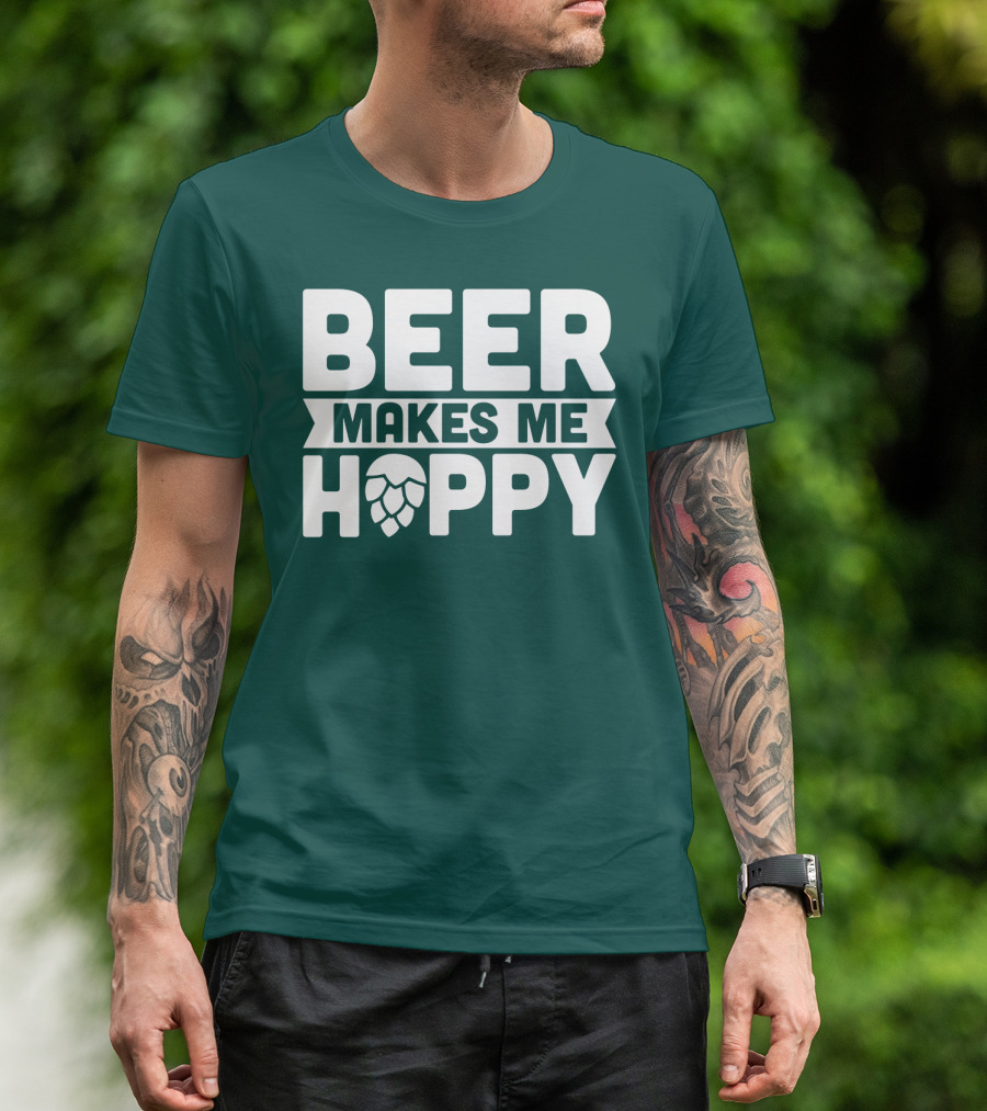 BEER MAKES ME HAPPY T-Shirt