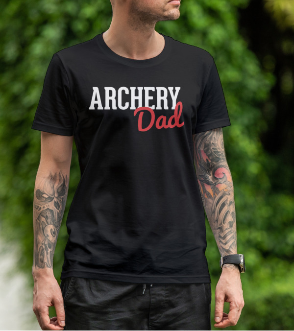 Archery Dad Father's Day Bow Hunting Enthusiast T-Shirt