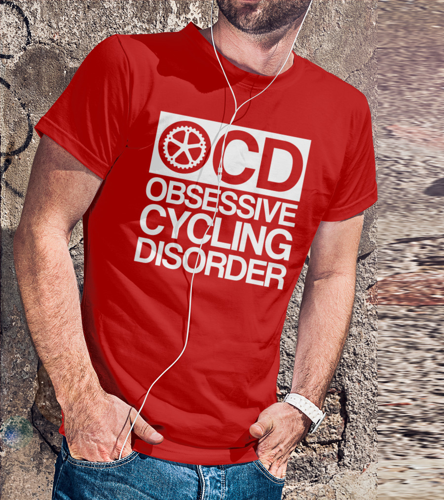 OCD Obsessive Cycling Disorder Gearwheel T-Shirt