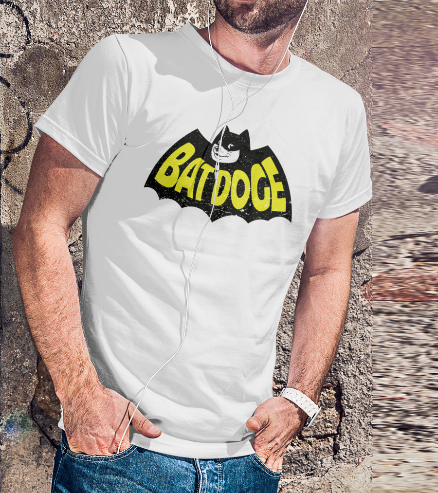 Bat Doge BatDoge Iconic Superhero Doge T-Shirt