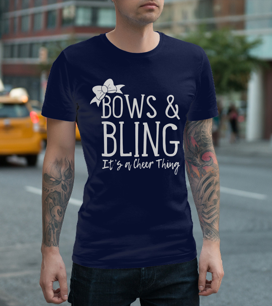 Bows and Bling It's a Cheer Thing Enthusiasts Unite T-Shirt