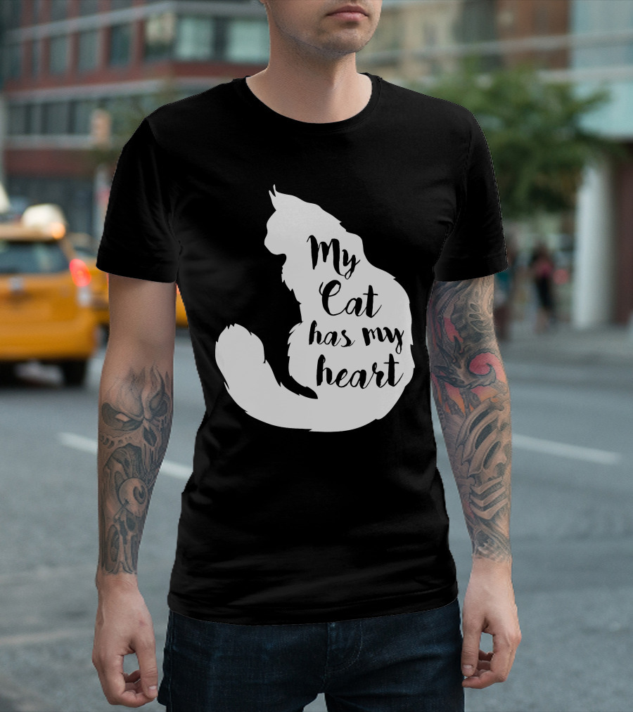 My Cat Has My Heart Cat T-Shirt