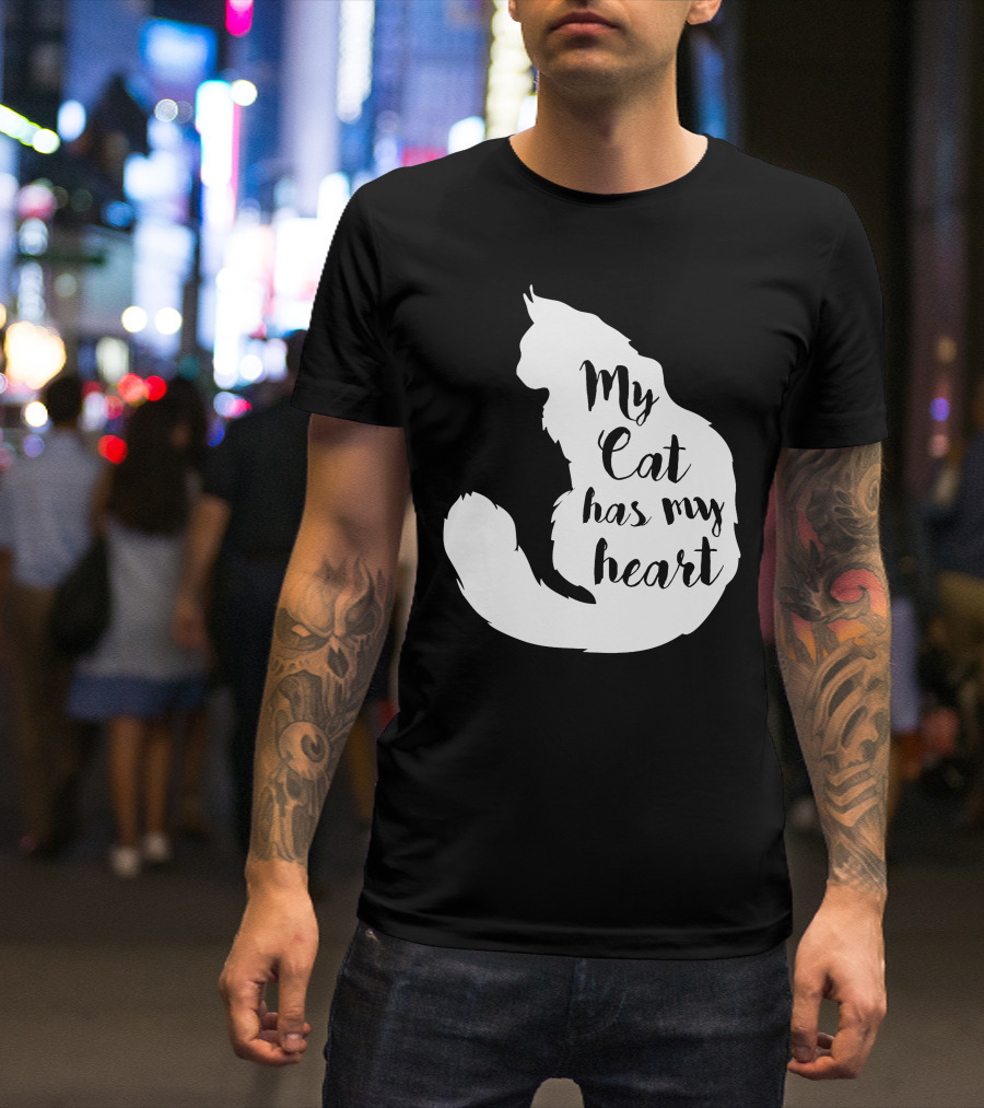 My Cat Has My Heart Cat T-Shirt