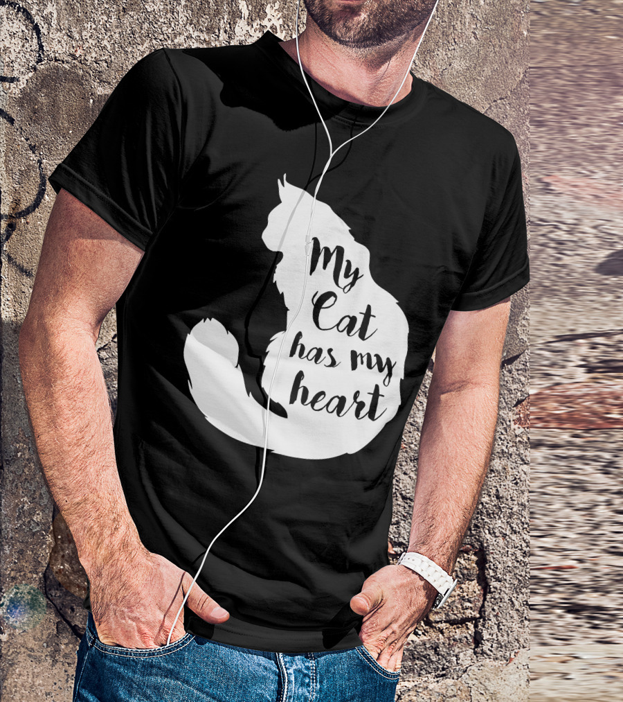 My Cat Has My Heart Cat T-Shirt