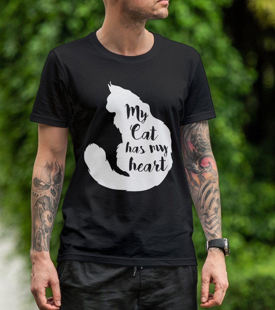 My Cat Has My Heart Cat T-Shirt