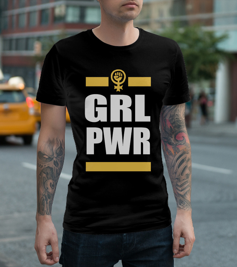 GRL PWR Feminist Symbol Empowerment T-Shirt