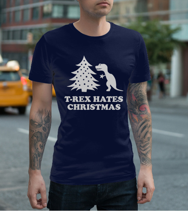 T-Rex Hates Christmas T-Shirt