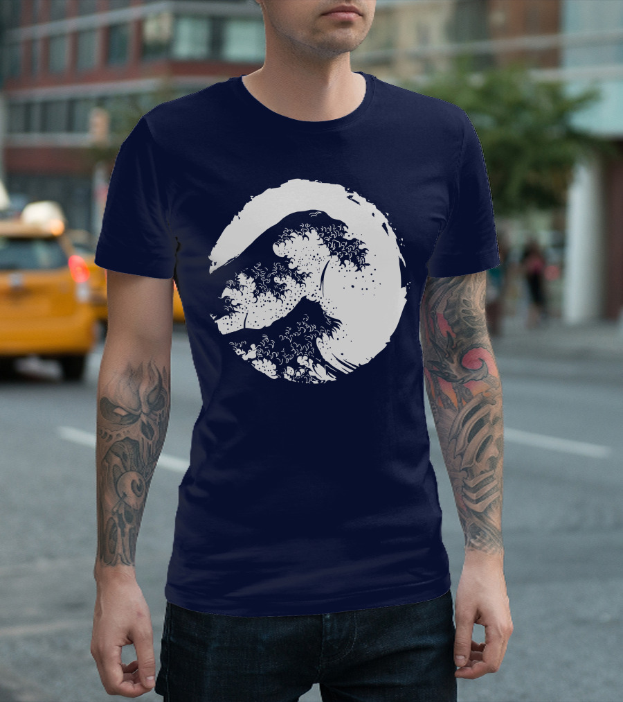 Wave In Japan Iconic Circle T-Shirt