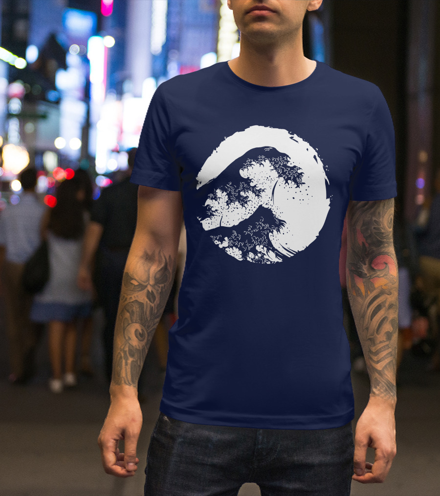 Wave In Japan Iconic Circle T-Shirt