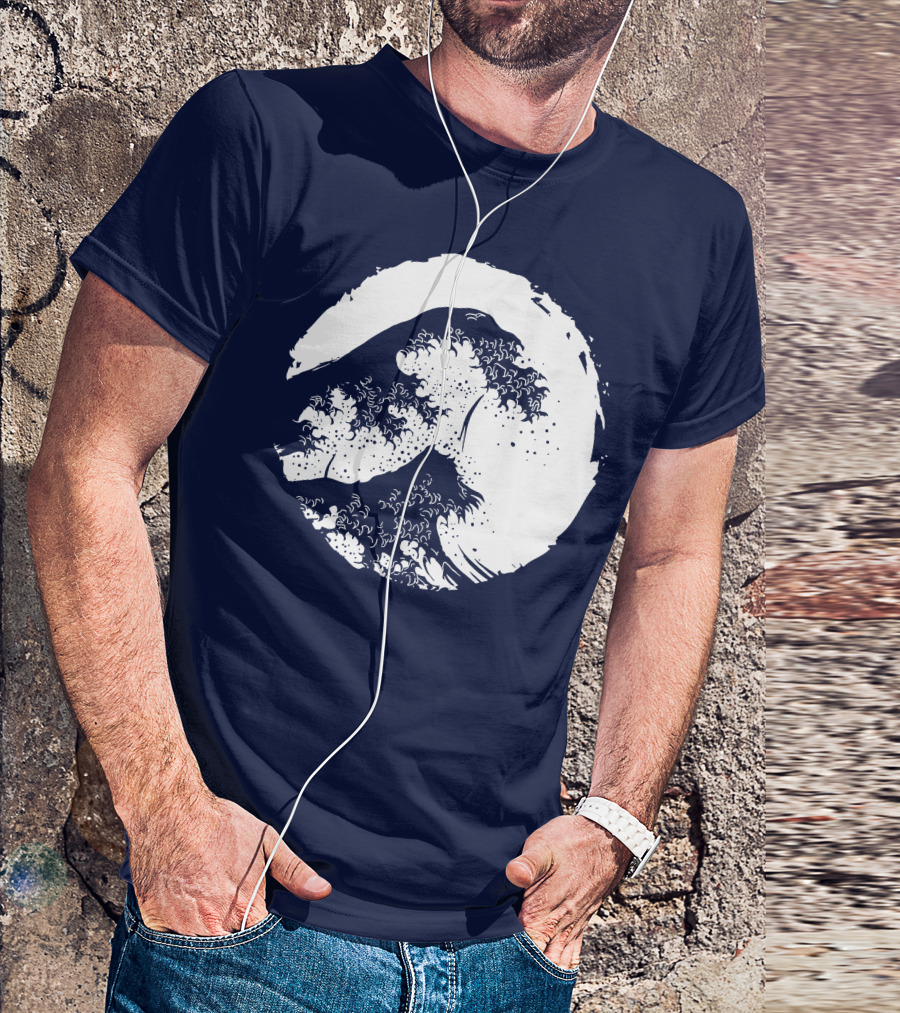 Wave In Japan Iconic Circle T-Shirt