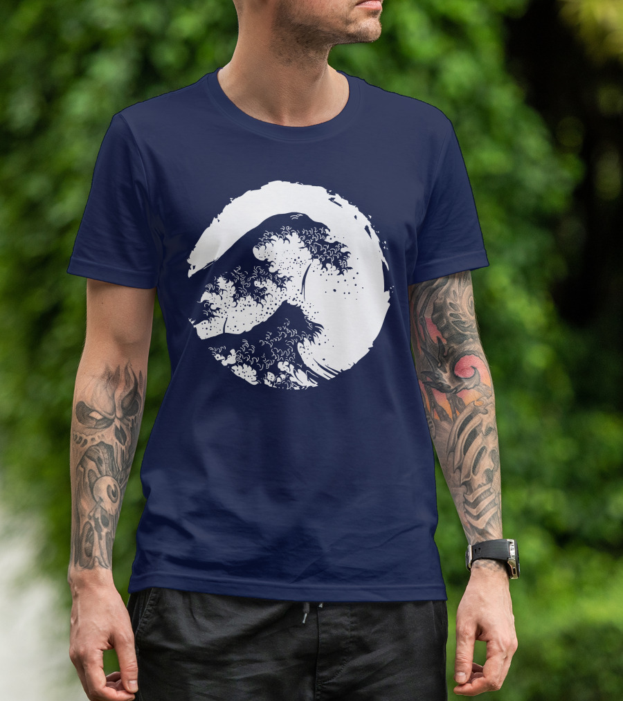 Wave In Japan Iconic Circle T-Shirt