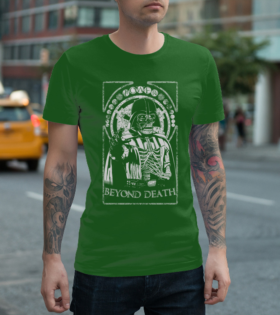 Power Beyond Death Darth Vader Skeleton Vintage T-Shirt