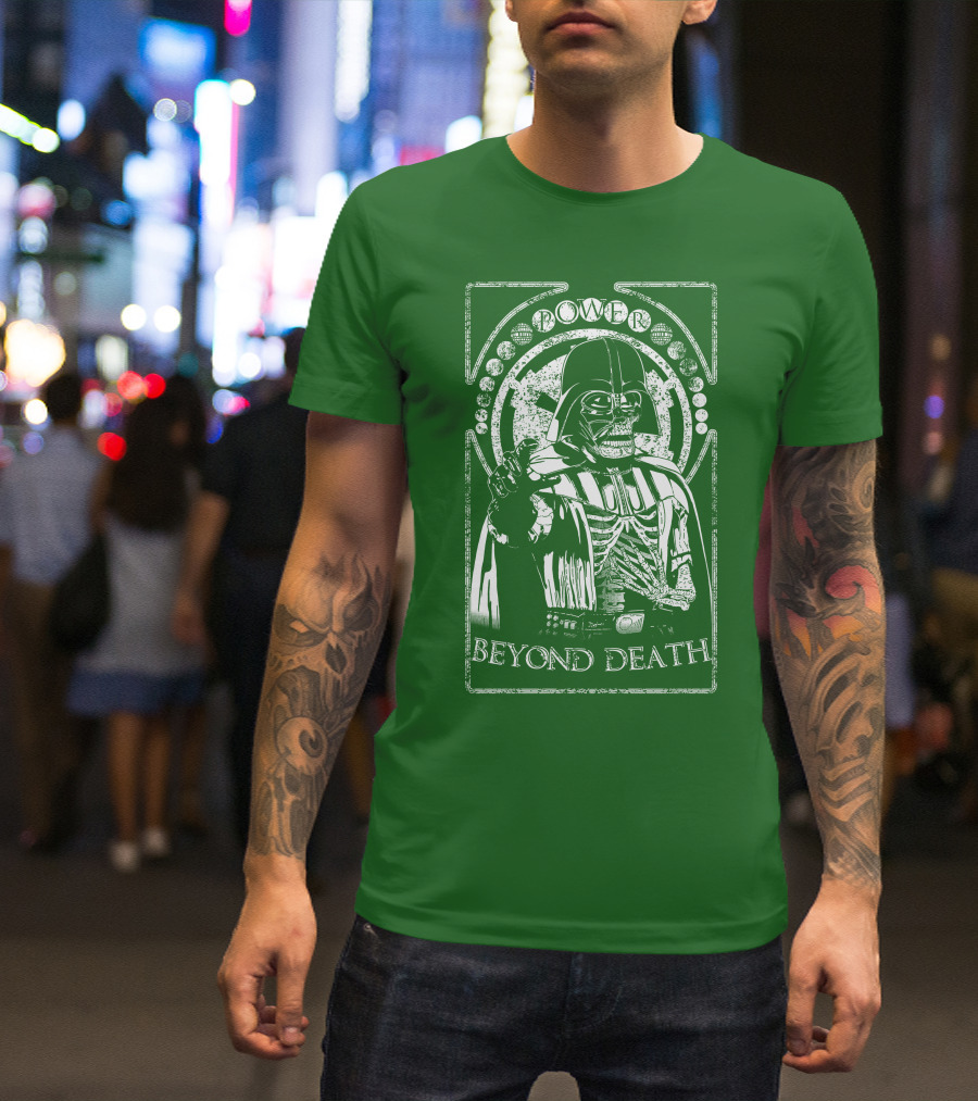 Power Beyond Death Darth Vader Skeleton Vintage T-Shirt